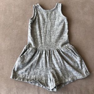 Gray gap romper